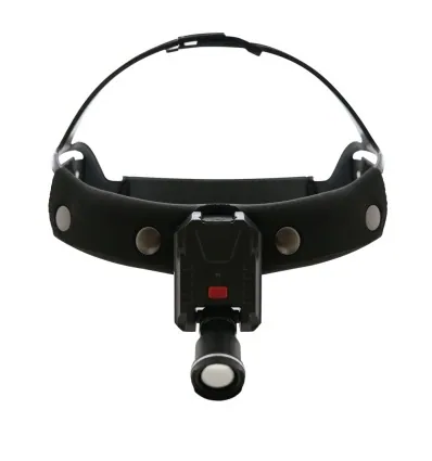 Bezprzewodowa Lampa Czołowa typu Clar (naczołowa) na czepcu - zasilanie akumulatorowe USB