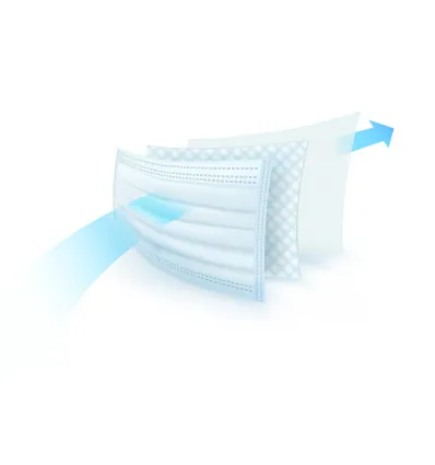 Maseczka jednorazowa 3-warstwowa medyczna z CE EN 14683:2019