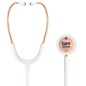 Stetoskop Internistyczny SPIRIT CK-S601PF Rose Gold Shining White Majestic Series Adult Dual Head
