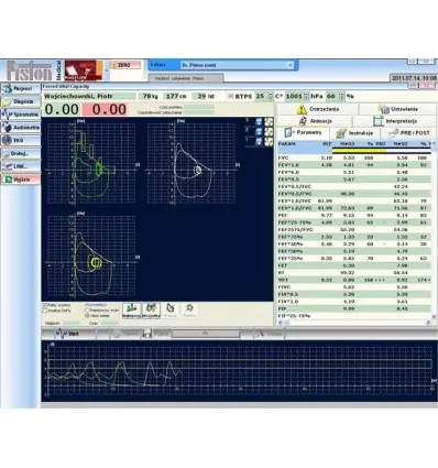 Oprogramowanie do spirometru bezturbinowego PDD z portem USB gratis