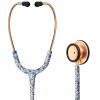 Stetoskop Internistyczny SPIRIT CK-S601PF Rose Gold Satin Blue Garden Majestic Series Adult Dual Head 
