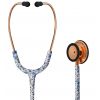 Stetoskop Internistyczny SPIRIT CK-S601PF Rose Gold Shining Blue Garden Majestic Series Adult Dual Head 