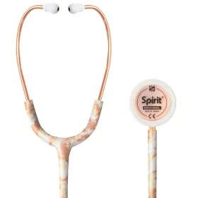 Stetoskop Internistyczny SPIRIT CK-S601PF Rose Gold Shining Golden Marble Majestic Series Adult Dual Head