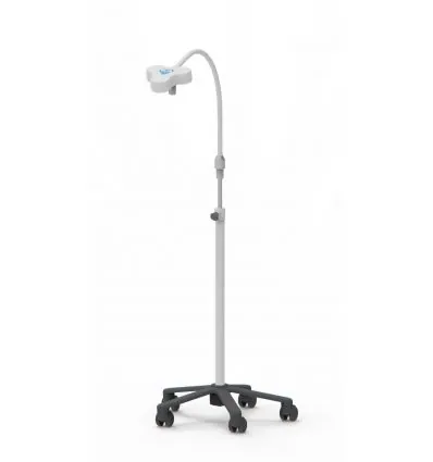 Lampa bezcieniowa LED FLH3  Badawczo-Zabiegowa ze statywem na pięciu kółkach, z gęsią szyją