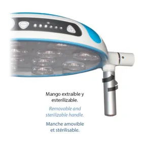 Lampa LED 200.000 LUX zabiegowo-operacyjna dwuczaszowa IGLUX IG-100DC sufitowa