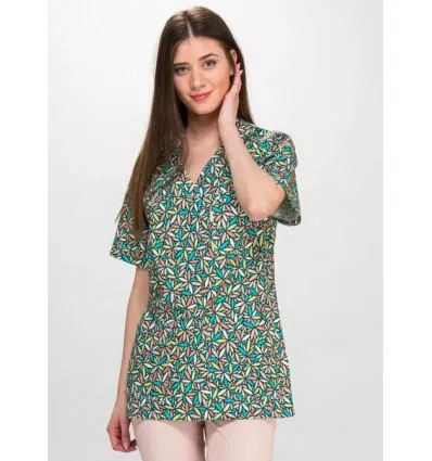 Bluza medyczna Ania krótki rękaw