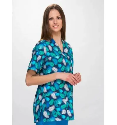 Bluza medyczna Ania krótki rękaw