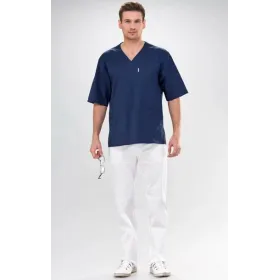 Bluza medyczna Krzysztof krótki rękaw