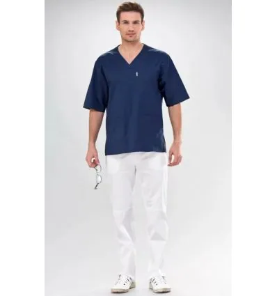 Bluza medyczna Krzysztof krótki rękaw