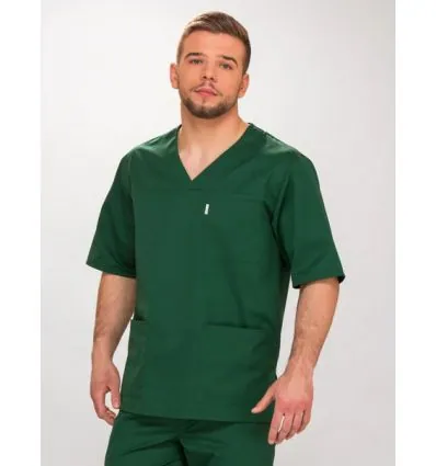Bluza medyczna Krzysztof krótki rękaw