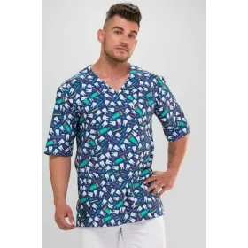 Bluza medyczna Krzysztof krótki rękaw