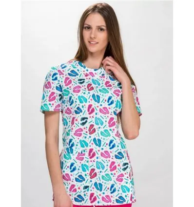 Bluza medyczna Paula krótki rękaw