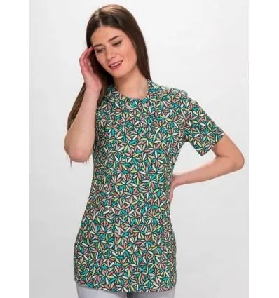 Bluza medyczna Paula krótki rękaw