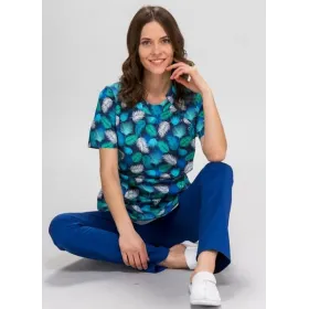 Bluza medyczna Paula krótki rękaw