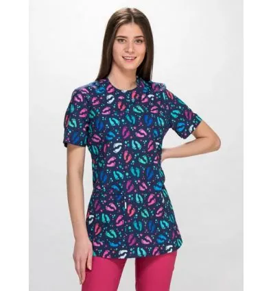 Bluza medyczna Paula krótki rękaw