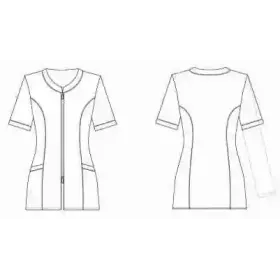 Bluza medyczna Ewa krótki rękaw