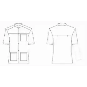 Bluza medyczna Gucio długi rękaw