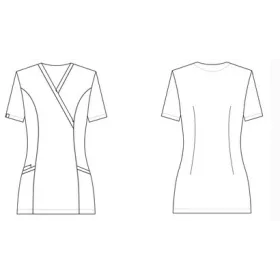 Bluza medyczna MIA krótki rękaw