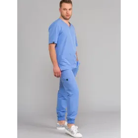 Bluza medyczna LEO krótki rękaw