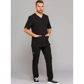 Bluza medyczna LEO krótki rękaw