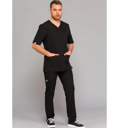 Bluza medyczna LEO krótki rękaw