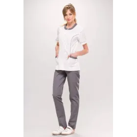 Bluza medyczna LAURA krótki rękaw