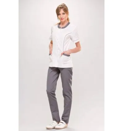 Bluza medyczna LAURA krótki rękaw