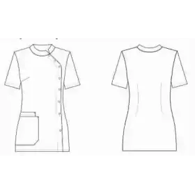 Bluza medyczna Paula krótki rękaw