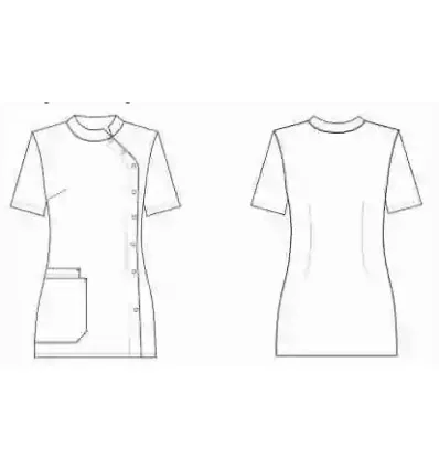 Bluza medyczna Paula krótki rękaw