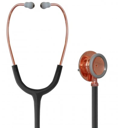 Stetoskop Internistyczno-Pediatryczny SPIRIT CK-S631FR Rose Gold Shining Black Advanced Rapid Conversion Dual Head
