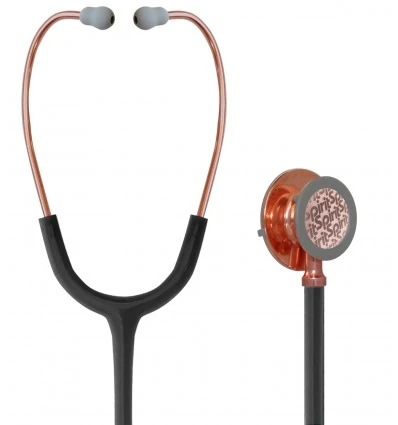 Stetoskop Internistyczno-Pediatryczny SPIRIT CK-S631FR Rose Gold Shining Black Advanced Rapid Conversion Dual Head