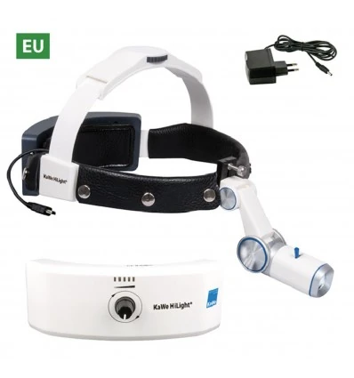 Lampa Czołowa KaWe  H-800 z akumulatorem na czepcu profesjonalnym z ładowarką sieciową