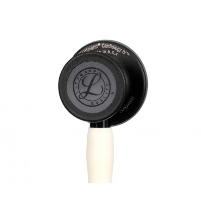 Stetoskop Littmann Cardiology IV BLACK EDITION z nowym satynowym drenem alabaster