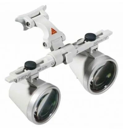 Lupa okularowa Heine HR 2,5 z i-View w walizeczce (lup, lupy)