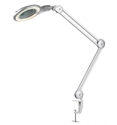 Lampa z Lupą LED o powiększeniu 3x - mocowanie do stołu