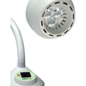 Lampa Badawczo-Zabiegowa FLH-2 LED, z mocowaniem do ściany (z gęsią szyją, bezcieniowa)