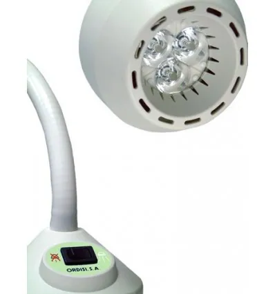 Lampa Badawczo-Zabiegowa FLH-2 LED, z mocowaniem do ściany (z gęsią szyją, bezcieniowa)