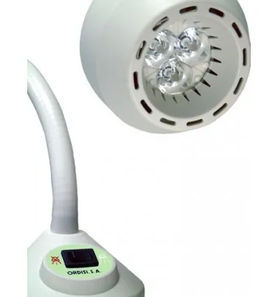 Lampa Badawczo-Zabiegowa FLH-2 LED, z mocowaniem do ściany (z dłuższą gęsią szyją, bezcieniowa) 