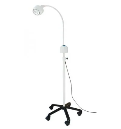 Lampa Badawczo-Zabiegowa FLH-2 LED, ze statywem na pięciu kółkach (z gęsią szyją, bezcieniowa)