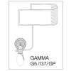 Mankiet do ciśnieniomierzy G5, G7, GP HAINE - dla dorosłych mały, obwód 20-29 cm