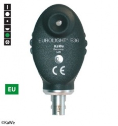 Oftalmoskop KaWe EUROLIGHT E36, główka optyczna