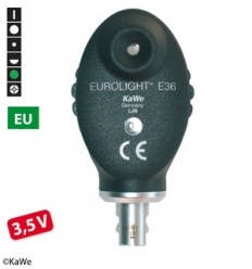 Oftalmoskop KaWe EUROLIGHT E36 3,5 V, główka optyczna