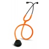 Stetoskop Internistyczny SPIRIT CK-601CPF Majestic Series Adult Dual Head BLACK EDITION z pomarańczowym drenem 