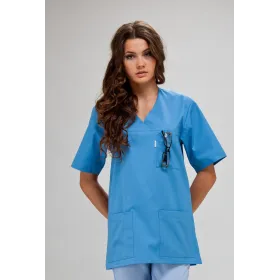 Bluza medyczna Ania krótki rękaw