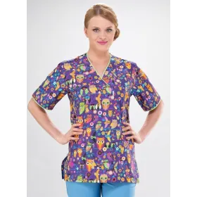 Bluza medyczna Ania krótki rękaw