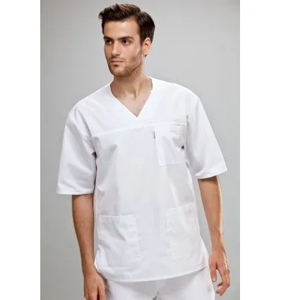 Bluza medyczna Krzysztof krótki rękaw