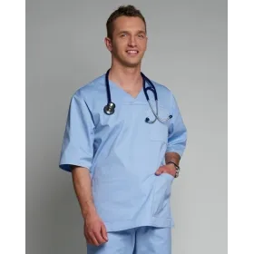 Bluza medyczna Krzysztof krótki rękaw
