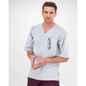 Bluza medyczna Krzysztof krótki rękaw