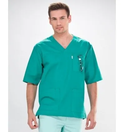 Bluza medyczna Krzysztof krótki rękaw