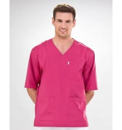 Bluza medyczna Krzysztof krótki rękaw